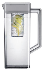 Samsung BESPOKE 36" 4-Door Counter-Depth Refrigerator with Beverage Center and Family Hub (Without Panels) (22.5 cu.ft.) - RF23BB8900ACAC