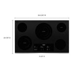 Whirlpool Stainless Steel 36" Cooktop - WCE97US6KS