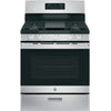 GE Stainless Steel Freestanding Gas Range (5.0 Cu. Ft.) - JCGBS66SEKSS