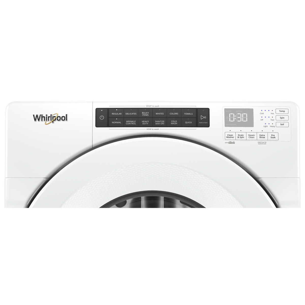 Whirlpool White Front Load Washer (5 Cu. Ft.) - WFW560CHW