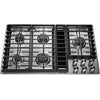 KitchenAid Stainless Steel 36" Gas Downdraft Cooktop - KCGD506GSS