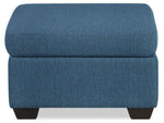 Hilary Ottoman - Blue