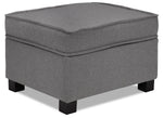 Penny Ottoman - Grey