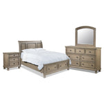 Windchester 6-Piece Queen Storage Bedroom Package - Grey