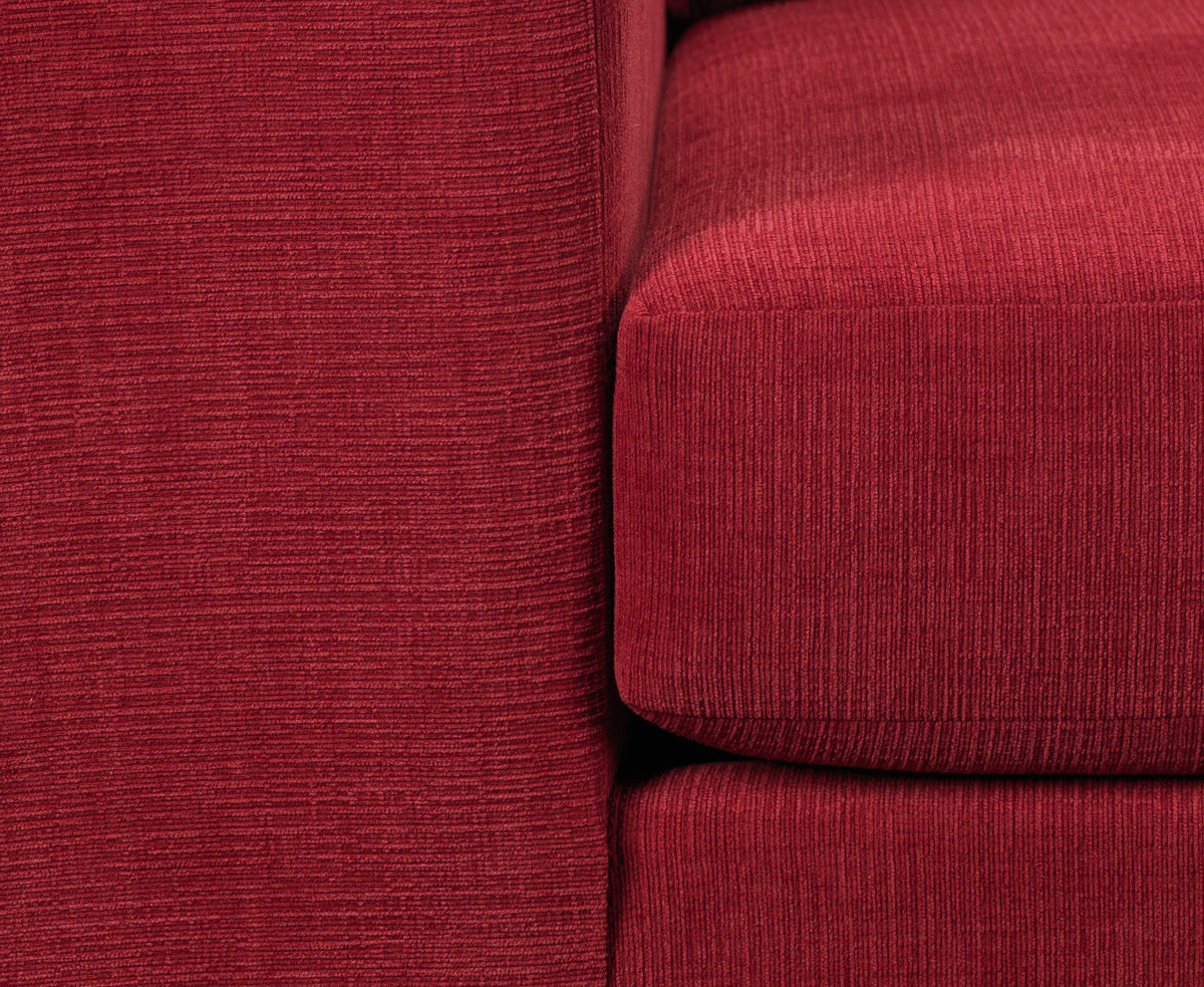 Fava Chaise Sofa - Red