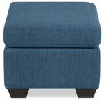 Hilary Ottoman - Blue