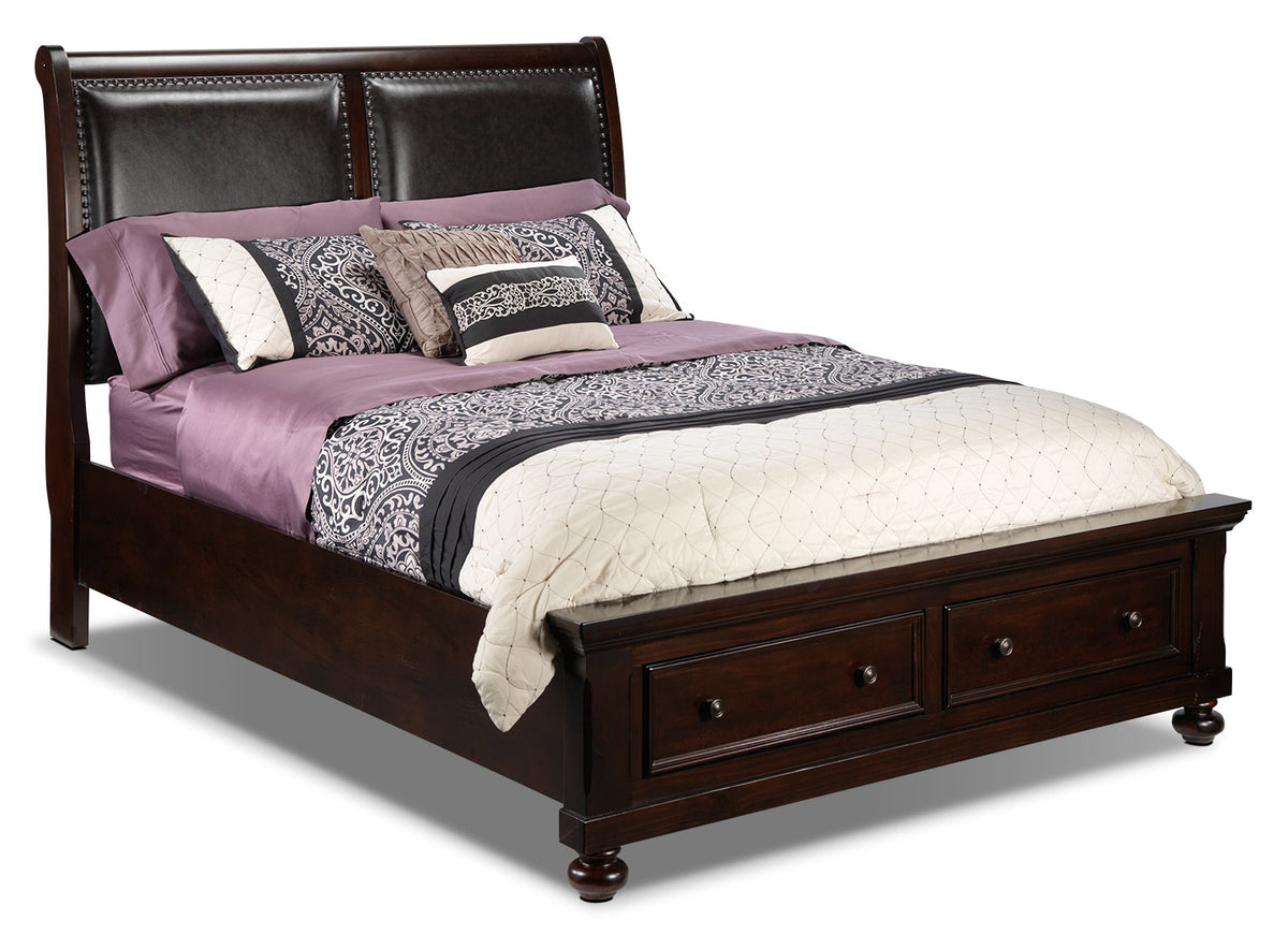 Chester 5-Piece Queen Storage Bedroom Package - Cherry